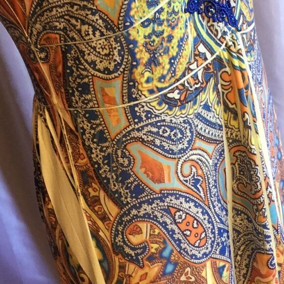 APT.9 sleeveless maxi dress in small paisley patrn - Picture 10 of 16